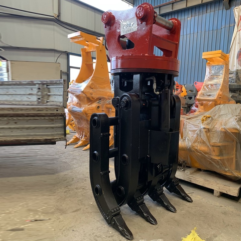 挖機旋轉抓鋼機