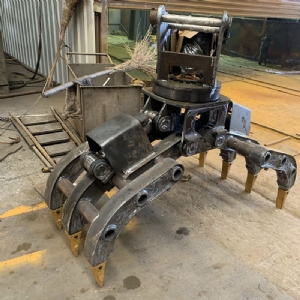 挖機旋轉抓鋼機