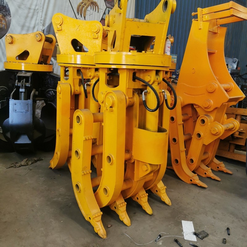 挖機旋轉抓鋼機