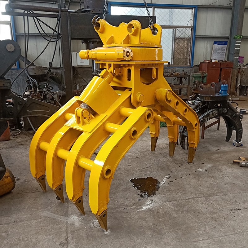 挖機旋轉抓鋼機