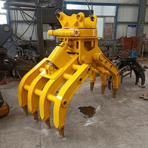 挖機旋轉抓鋼機